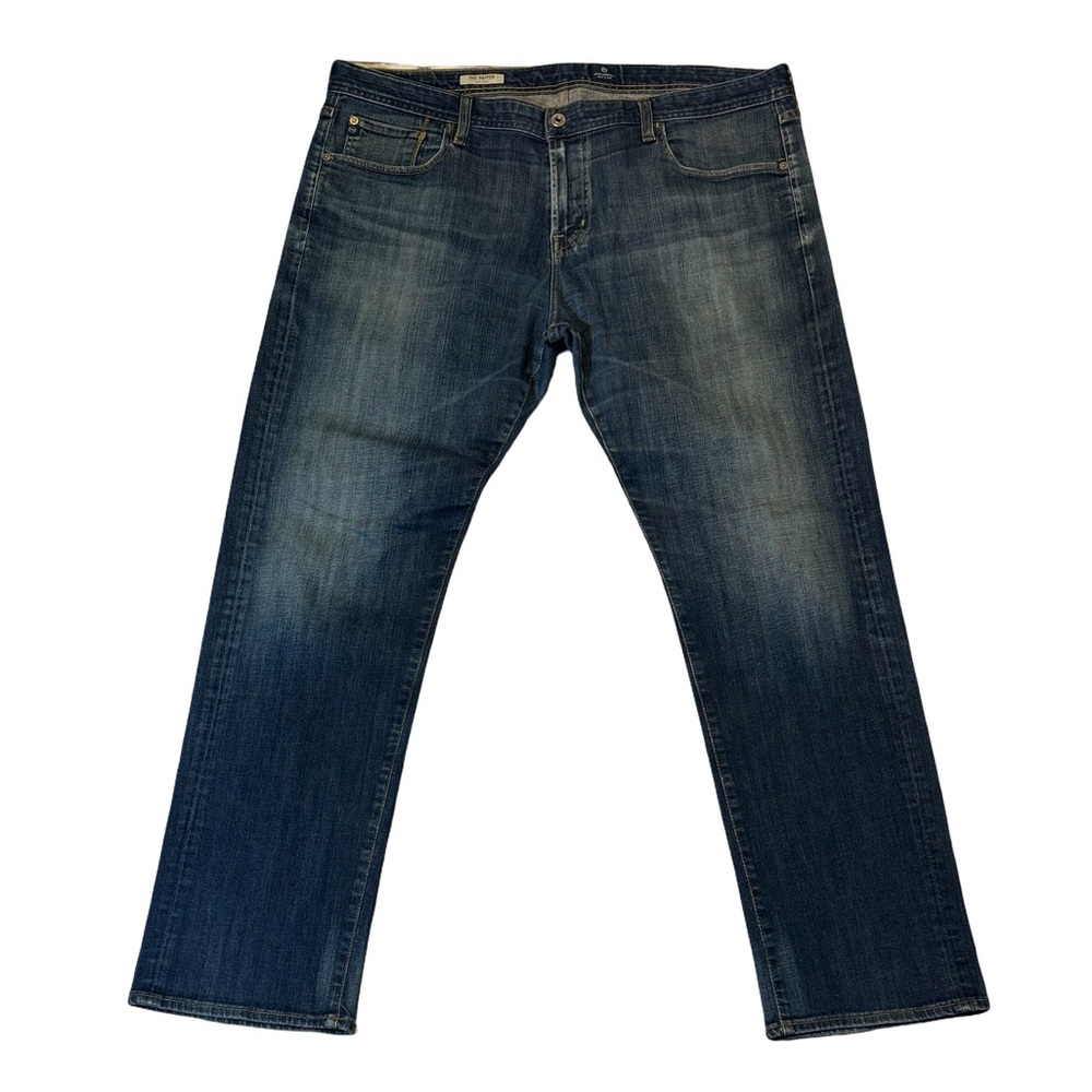 VINTAGE Adriano Goldschmied mens 40x32 Geffen easy slim fit denim blue jeans EUC